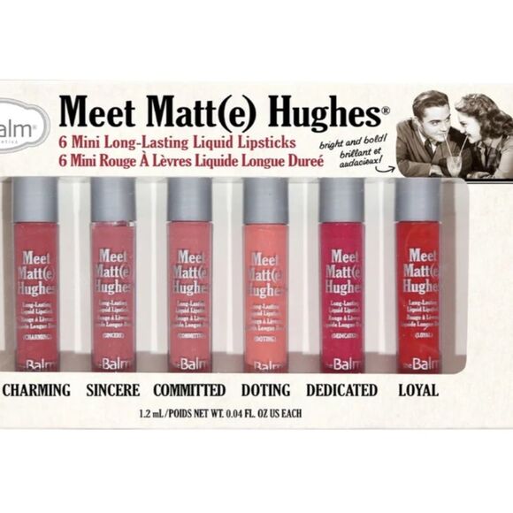 TheBalm Meet Matt(e) Hughes 6 Mini Long-Lasting Liquid Lipsticks - Picture 4 of 6